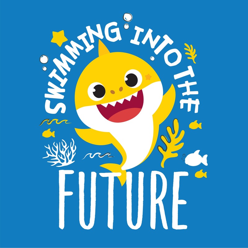 Baby Shark – Future – Peel & Stick Poster – Official Nickelodeon – Reusable Vinyl Wall Decal