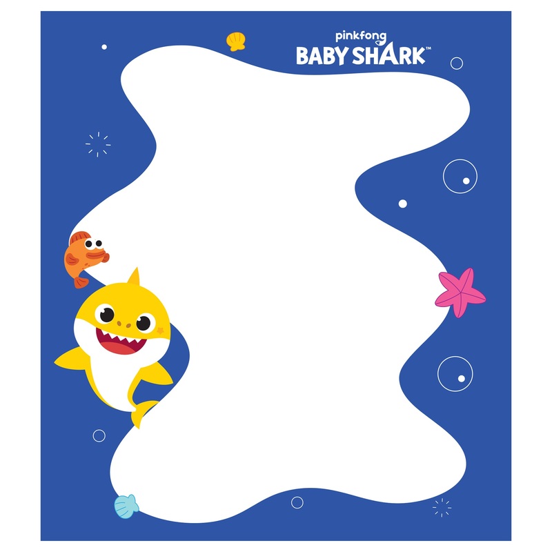 Baby Shark – Hapy Friends – Dry Erase – Official Nickelodeon – Reusable Vinyl Wall Decal