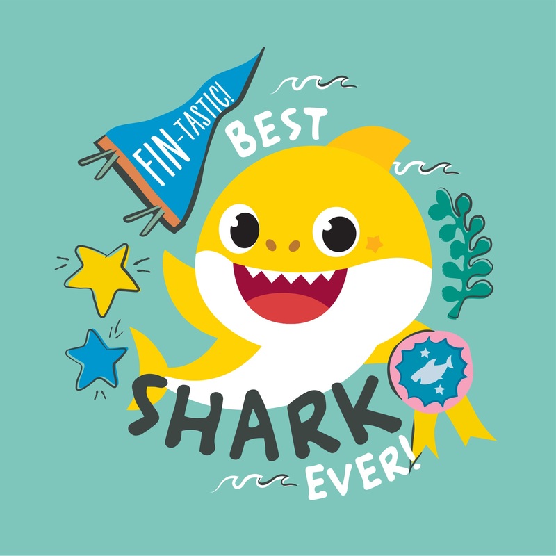 Baby Shark – Peel & Stick Poster – Official Nickelodeon – Reusable Vinyl Wall Decal #2