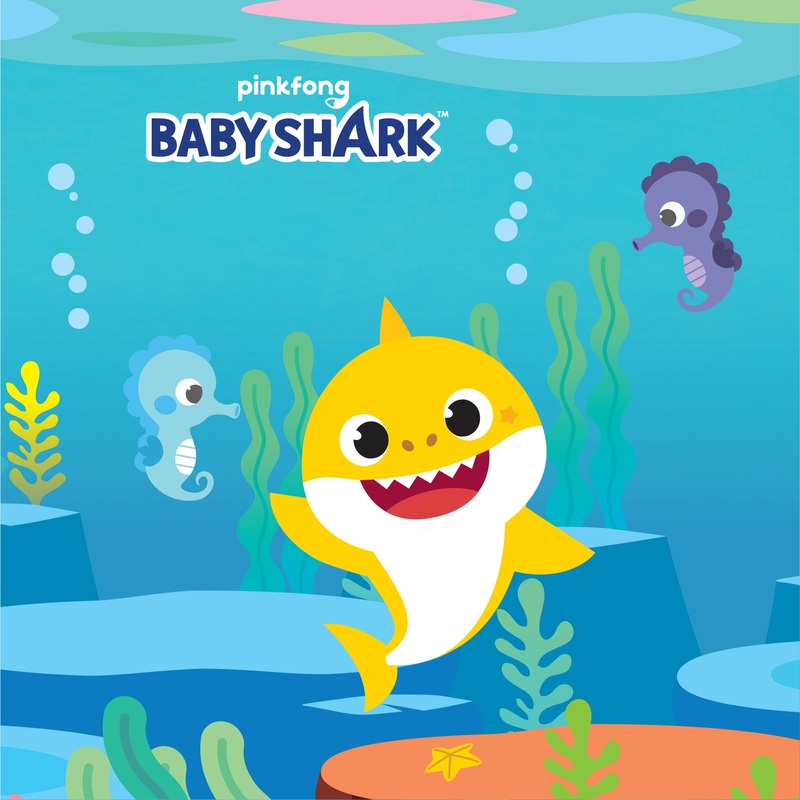 Baby Shark – Saddle Up – Peel & Stick Poster – Official Nickelodeon – Reusable Vinyl Wall Decal