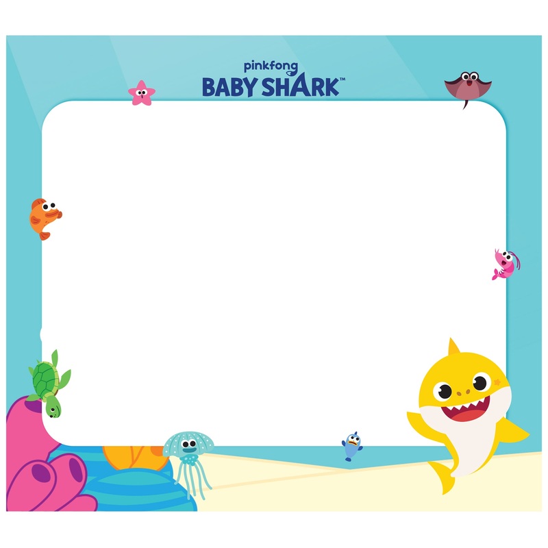 Baby Shark – Underwater Friends – Dry Erase – Official Nickelodeon – Reusable Vinyl Wall Decal