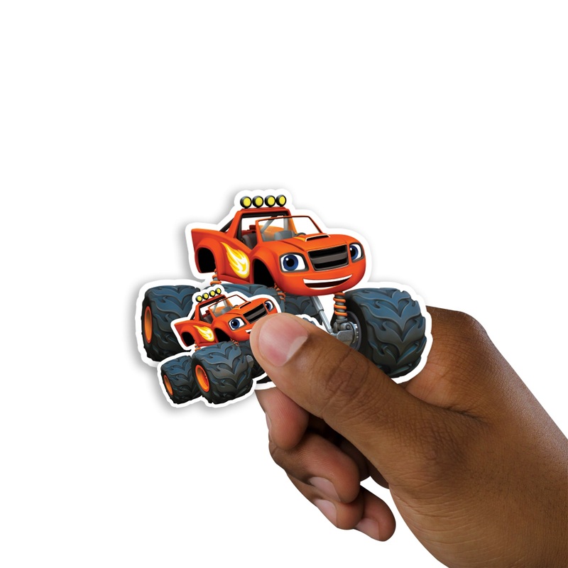 Blaze – 5 Minis (Mixed Sizes) – Official Nickelodeon – Blaze and the Monster Machines – Reusable Vinyl Decals
