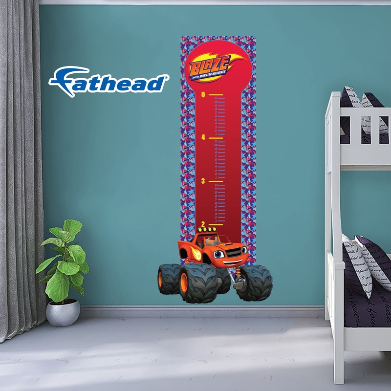 Blaze – Growth Chart – Official Nickelodeon – Blaze and the Monster Machines – Reusable Vinyl Wall Decal