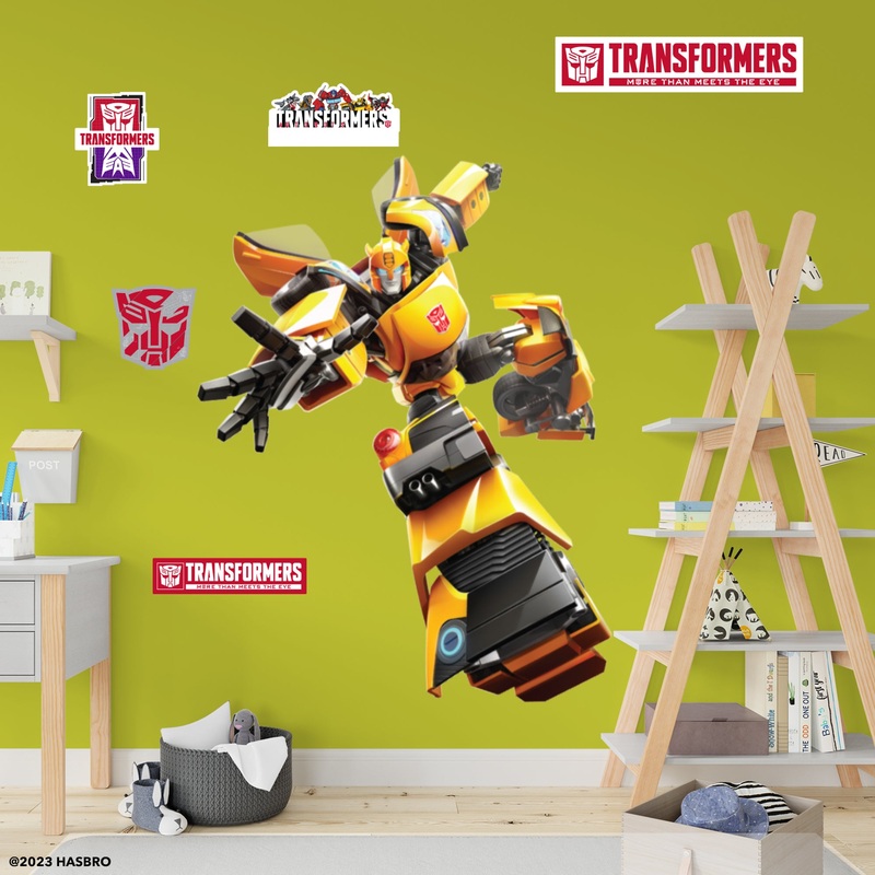 Bumblebee – Transformers – RealBig Collection – Official Hasbro – Reusable Vinyl Wall Decals