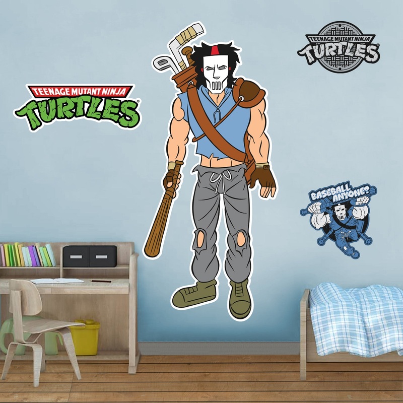 Casey Jones – Teenage Mutant Ninja Turtles – RealBig Classic Collection – Official Nickelodeon – Reusable Vinyl Wall Decals