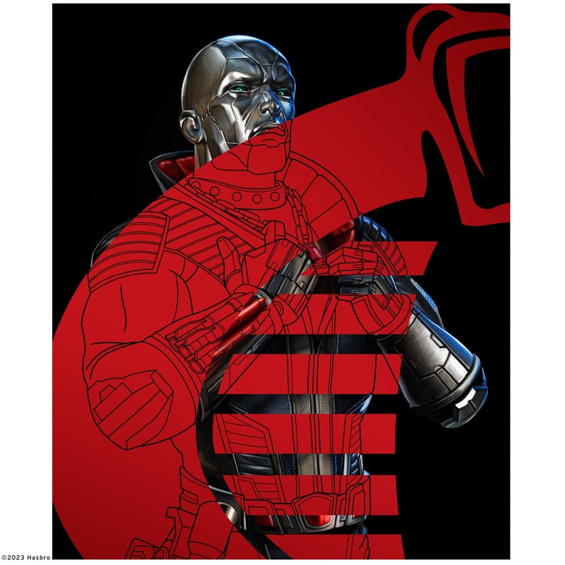 G.I. Joe Destro – Peel & Stick Poster – Official Hasbro – G.I. Joe – Reusable Vinyl Wall Decal