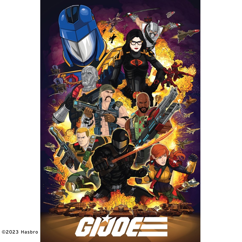 G.I. Joe Universe – Vertical – Peel & Stick Poster – Official Hasbro – G.I. Joe – Reusable Vinyl Wall Decal