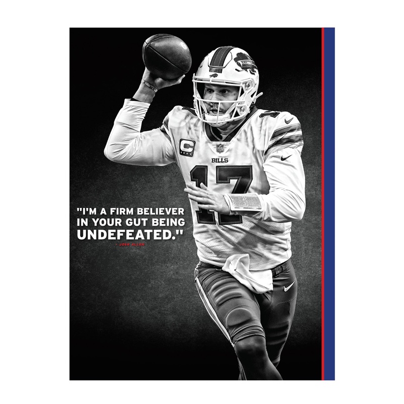 Josh Allen – Inspirational – Peel & Stick Poster – Official NFL – Buffalo Bills – Reusable Vinyl Wall Decal #2