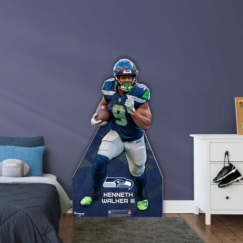 Kenneth Walker III – Life-Size Stand Out – Official NFL – Seattle Seahawks – Foam Core Cutout