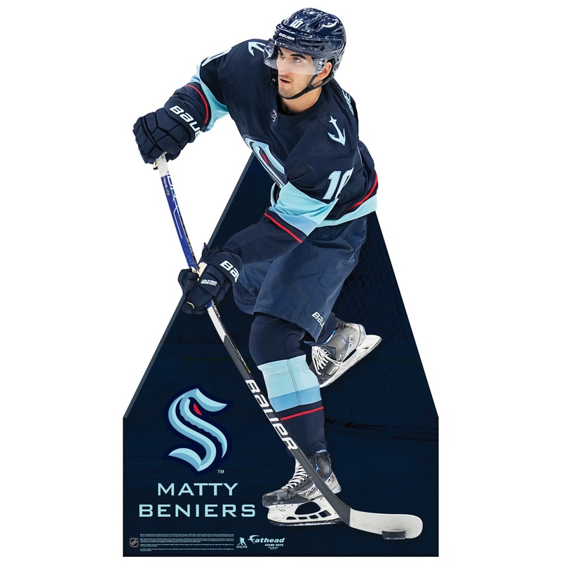 Matty Beniers – Life-Size Stand Out – Official NHL – Seattle Kraken – Foam Core Cutout