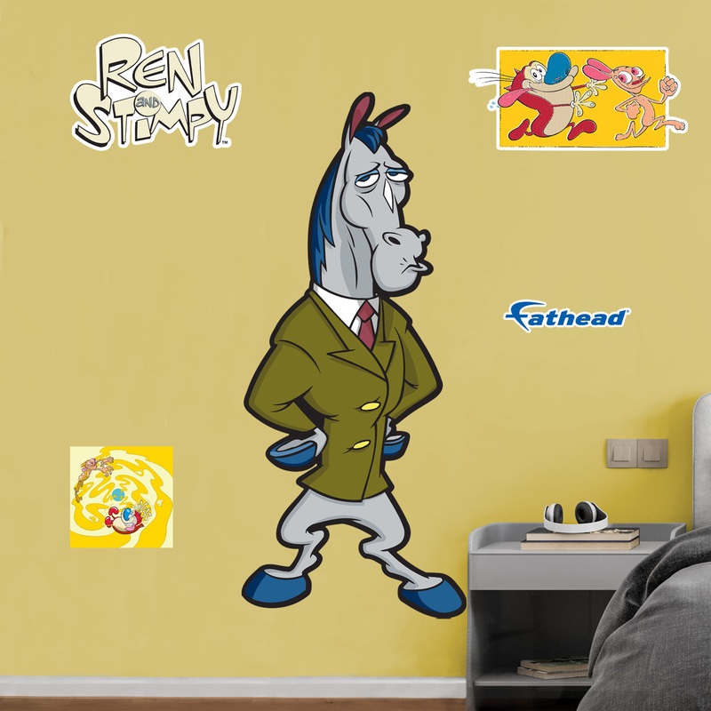 Mr. Horse – Ren and Stimpy – RealBig Collection – Official Nickelodeon – Reusable Vinyl Wall Decals