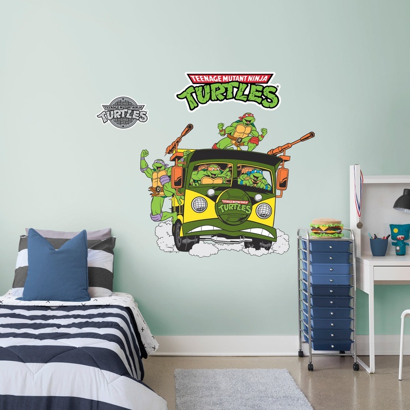 Party Wagon – Teenage Mutant Ninja Turtles – RealBig Die-Cut Icon Collection – Official Nickelodeon – Reusable Vinyl Wall Decals