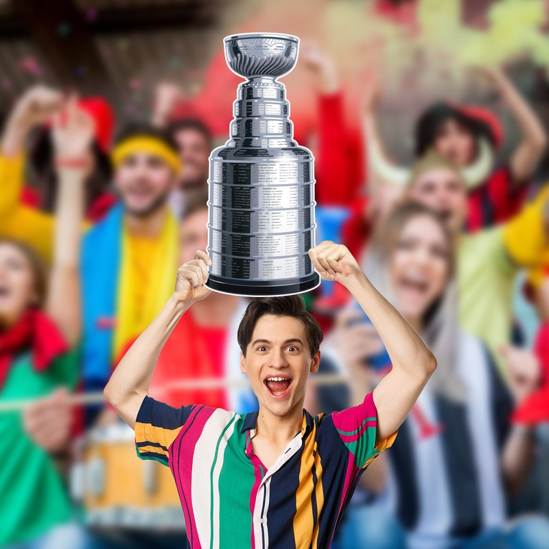Stanley Cup Trophy – Big Head – Official NHL – Foam Core Cutout