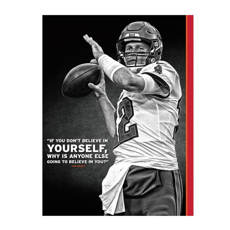 Tom Brady – Inspirational – Peel & Stick Poster – Official NFL – Tampa Bay Buccaneers – Reusable Vinyl Wall Decal #2