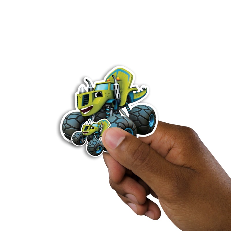 Zeg – 5 Character Minis (Mixed Sizes) – Official Nickelodeon – Blaze and the Monster Machines – Reusable Vinyl Decals