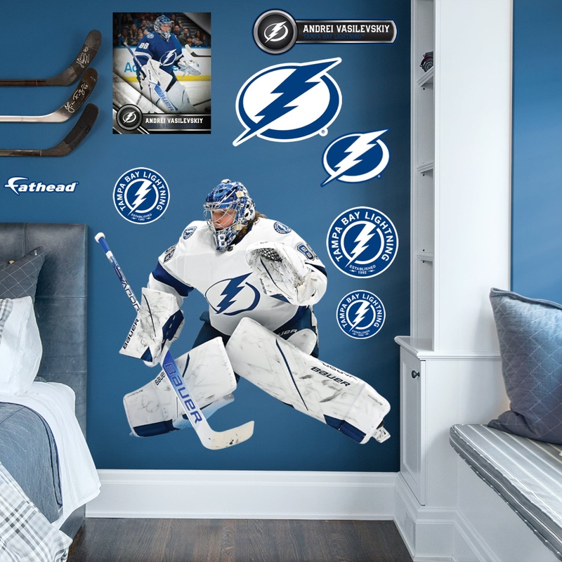 Andrei Vasilevskiy – RealBig Collection – Official NHL – Tampa Bay Lightning – Reusable Vinyl Wall Decals #2