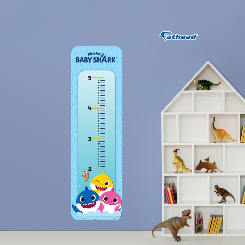 Baby Shark – Growth Chart – Official Nickelodeon – Baby Shark – Reusable Vinyl Wall Decal #2