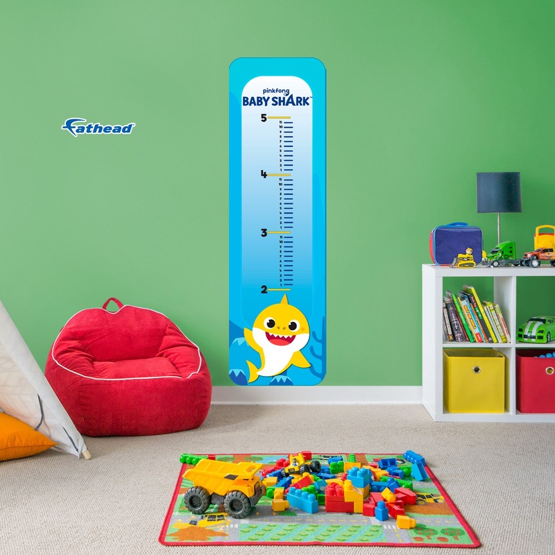 Baby Shark – Growth Chart – Official Nickelodeon – Baby Shark – Reusable Vinyl Wall Decal #5