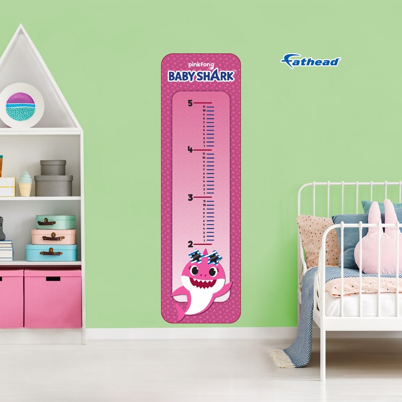 Baby Shark She is a Star – Growth Chart – Official Nickelodeon – Reusable Vinyl Wall Decal