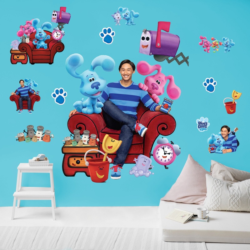 Blue’s Clues Group – RealBig Collection – Official Nickelodeon – Reusable Vinyl Wall Decals