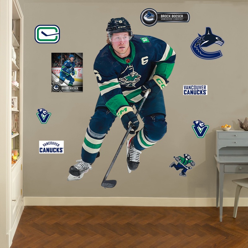 Brock Boeser – RealBig Collection – Official NHL – Vancouver Canucks – Reusable Vinyl Wall Decals #2
