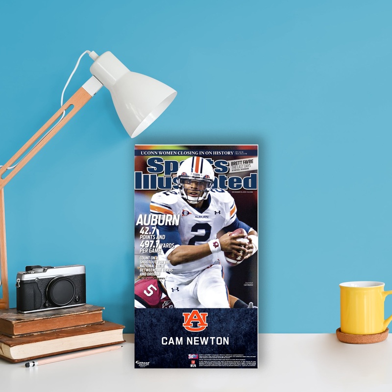 Cam Newton – December 2010 Sports Illustrated Cover – Mini Stand Out – Official NCAA – Auburn Tigers – Cardstock Cutout