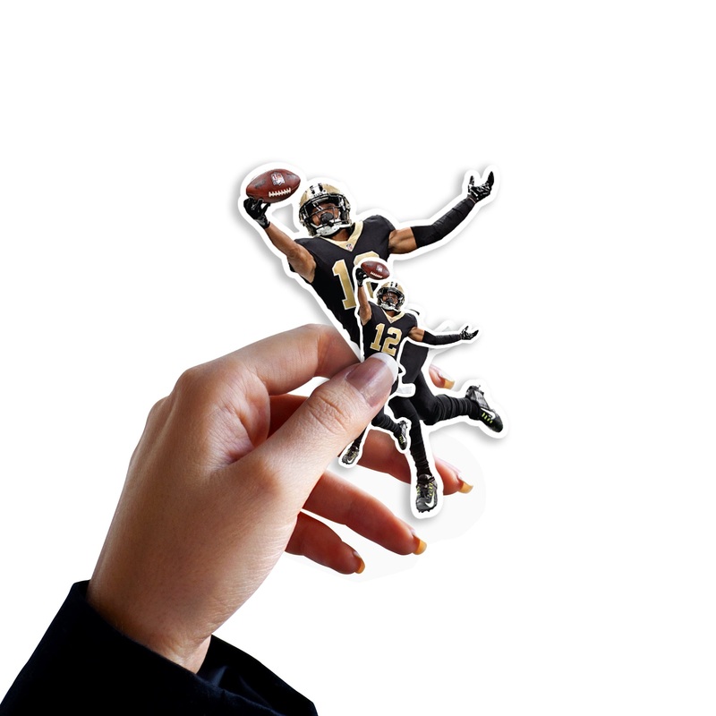 Chris Olave – 5 Minis (Mixed Sizes) – Official NFL – New Orleans Saints – Reusable Vinyl Decals