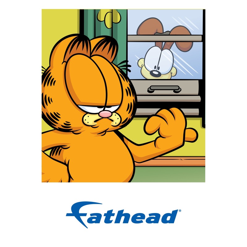 Garfield & Odie – Peel & Stick Poster – Official Nickelodeon – Garfield – Reusable Vinyl Wall Decal