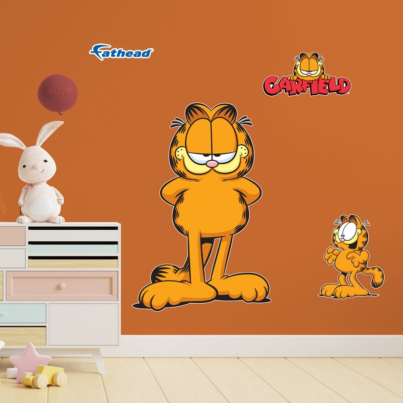 Garfield – RealBig Collection – Official Nickelodeon – Reusable Vinyl Wall Decals