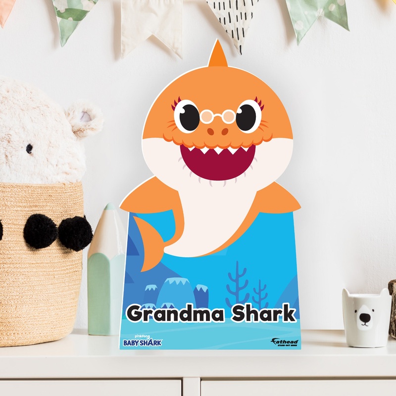Grandma Shark – Baby Shark – Mini Stand Out – Official Nickelodeon – Cardstock Cutout