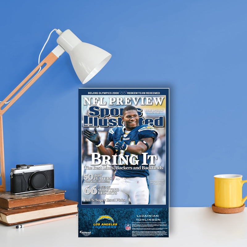 LaDainian Tomlinson – September 2008 Sports Illustrated Cover – Mini Stand Out – Official NFL – San Diego Chargers – Cardstock Cutout