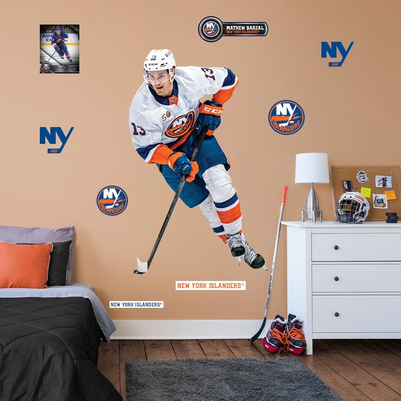 Mathew Barzal – RealBig Collection – Official NHL – New York Islanders – Reusable Vinyl Wall Decals #2