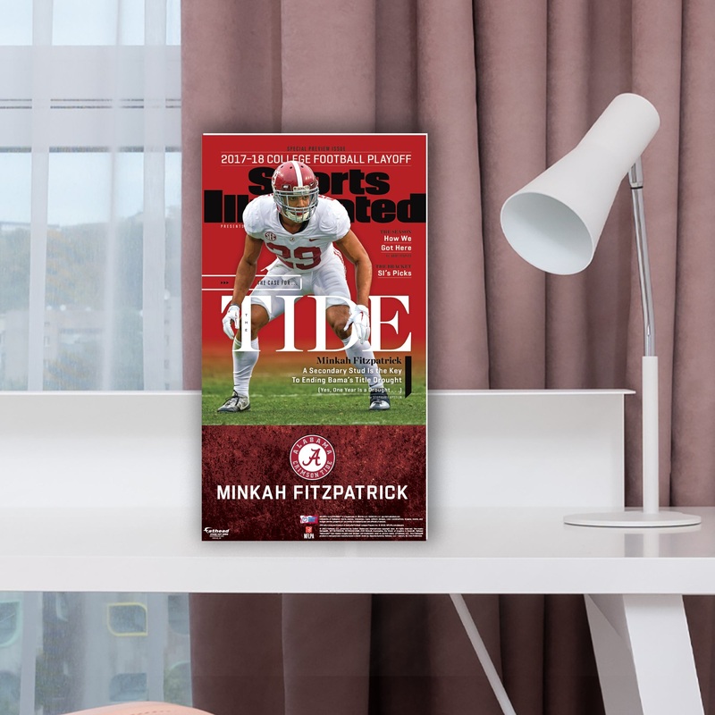 Minkah Fitzpatrick – December 2017 Sports Illustrated Cover – Mini Stand Out – Official NCAA – Alabama Crimson Tide – Cardstock Cutout