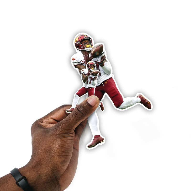 Terry McLaurin – 5 Minis (Mixed Sizes) – Official NFL – Washington Commanders – Reusable Vinyl Decals