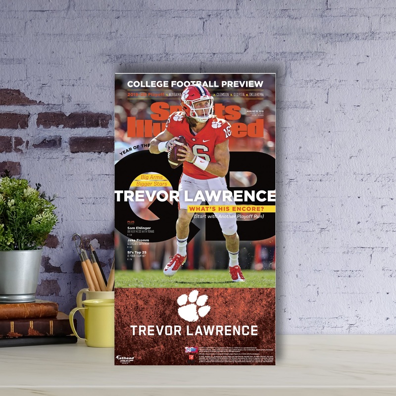 Trevor Lawrence – August 2019 Sports Illustrated Cover – Mini Stand Out – Official NCAA – Clemson Tigers – Cardstock Cutout