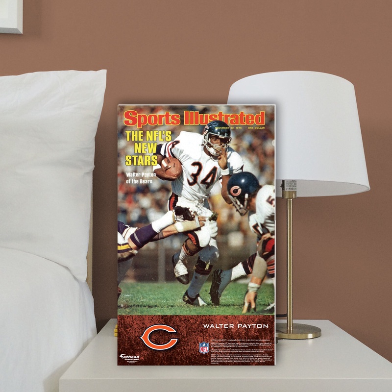 Walter Payton – November 1976 Sports Illustrated Cover – Mini Stand Out – Official NFL – Chicago Bears – Cardstock Cutout