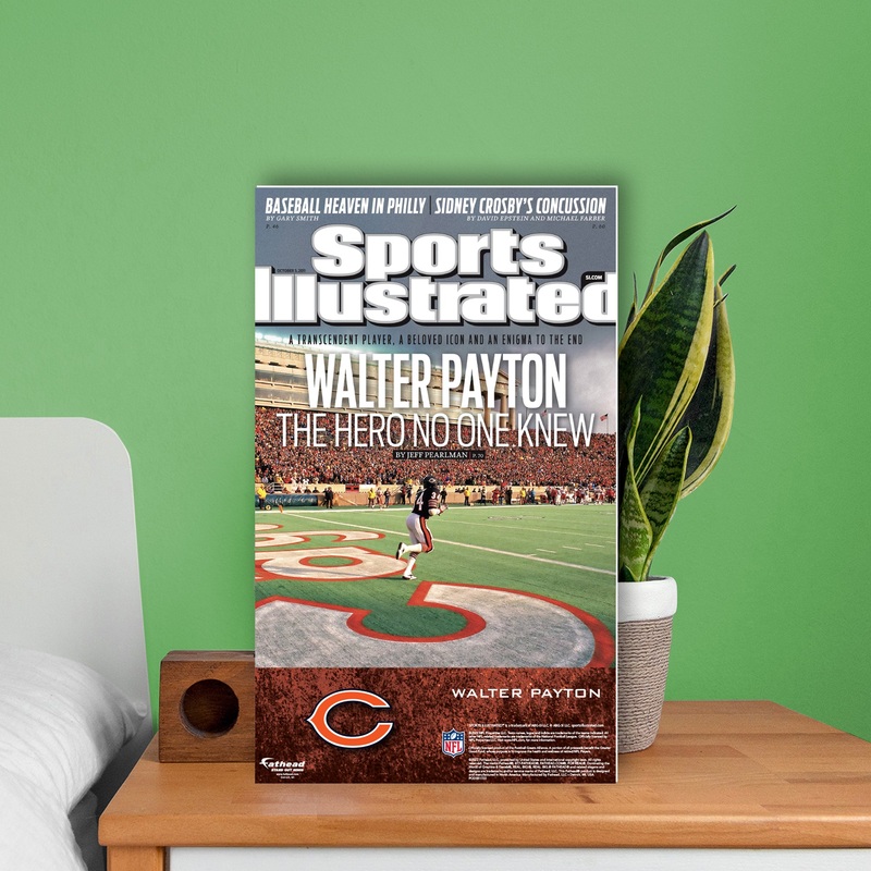 Walter Payton – October 2011 Sports Illustrated Cover – Mini Stand Out – Official NFL – Chicago Bears – Cardstock Cutout