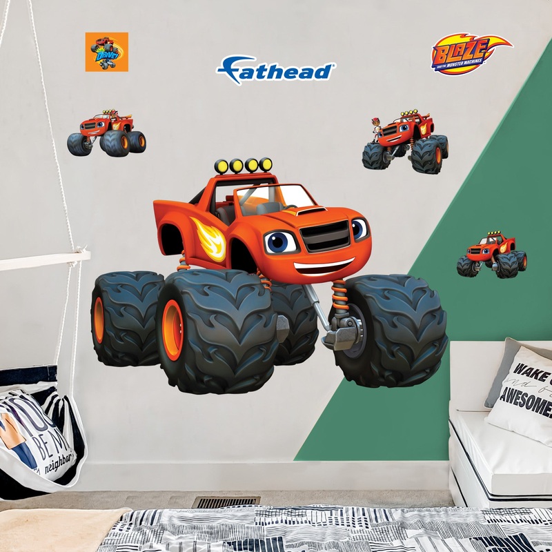Blaze – Blaze and the Monster Machines – RealBig Collection – Official Nickelodeon – Reusable Vinyl Wall Decals