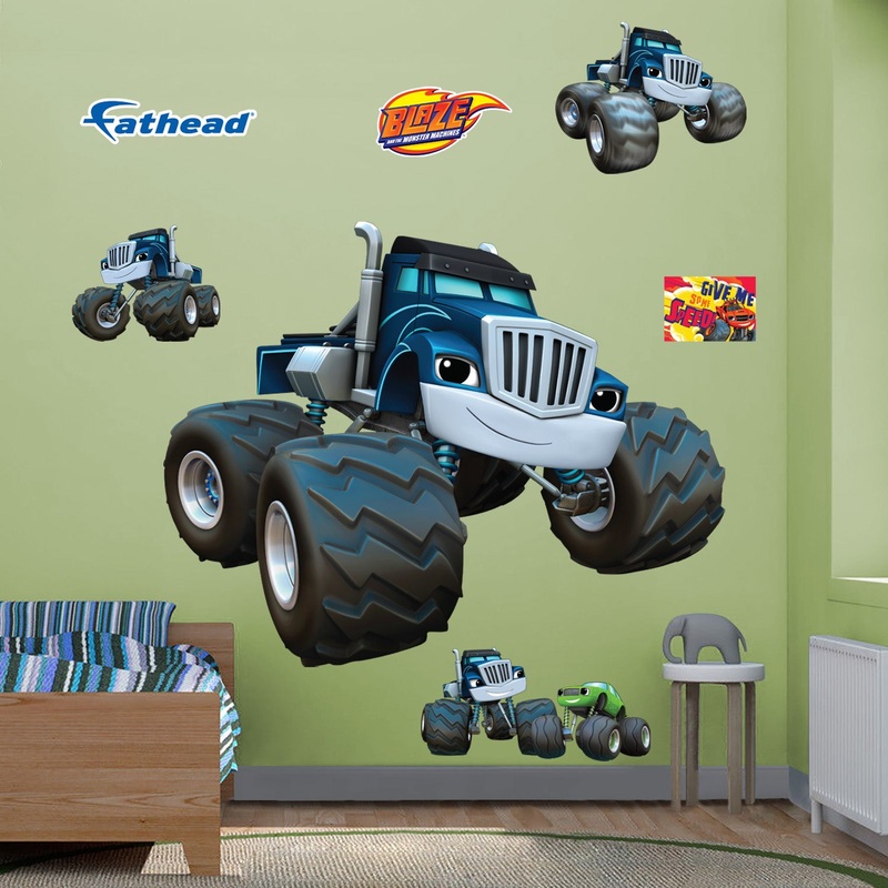 Crusher – Blaze and the Monster Machines – RealBig Collection – Official Nickelodeon – Reusable Vinyl Wall Decals