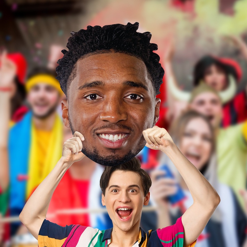 Donovan Mitchell – Big Head – Official NBPA – Cleveland Cavaliers – Foam Core Cutout