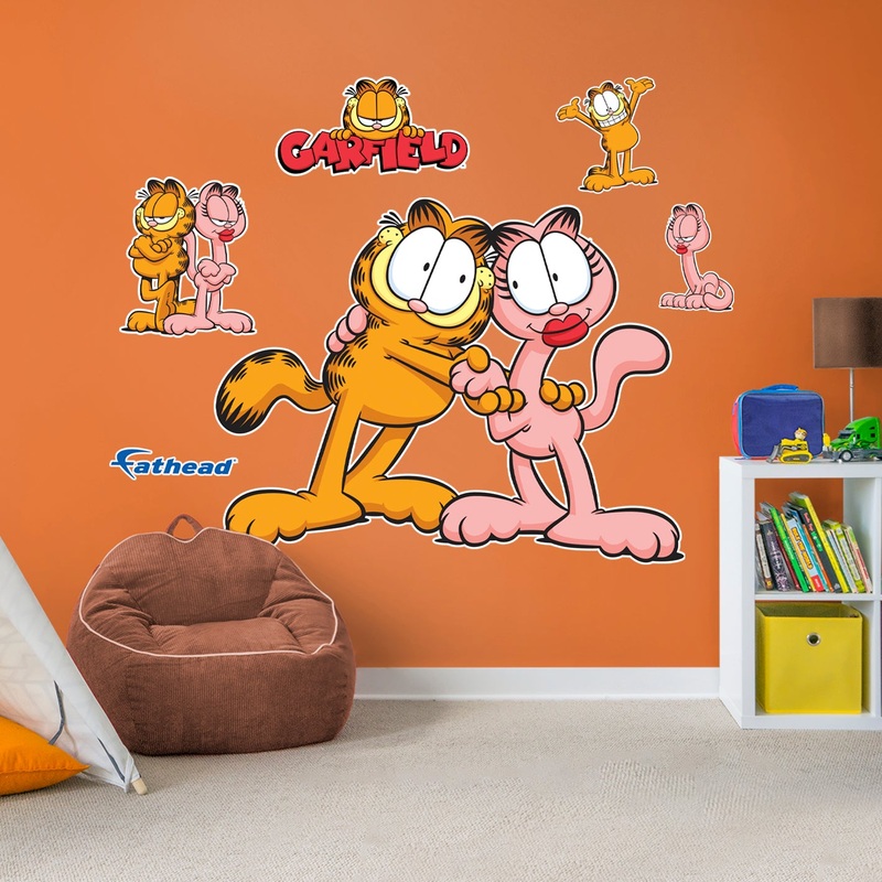 Garfield & Arlene – Garfield – RealBig Collection – Official Nickelodeon – Reusable Vinyl Wall Decals