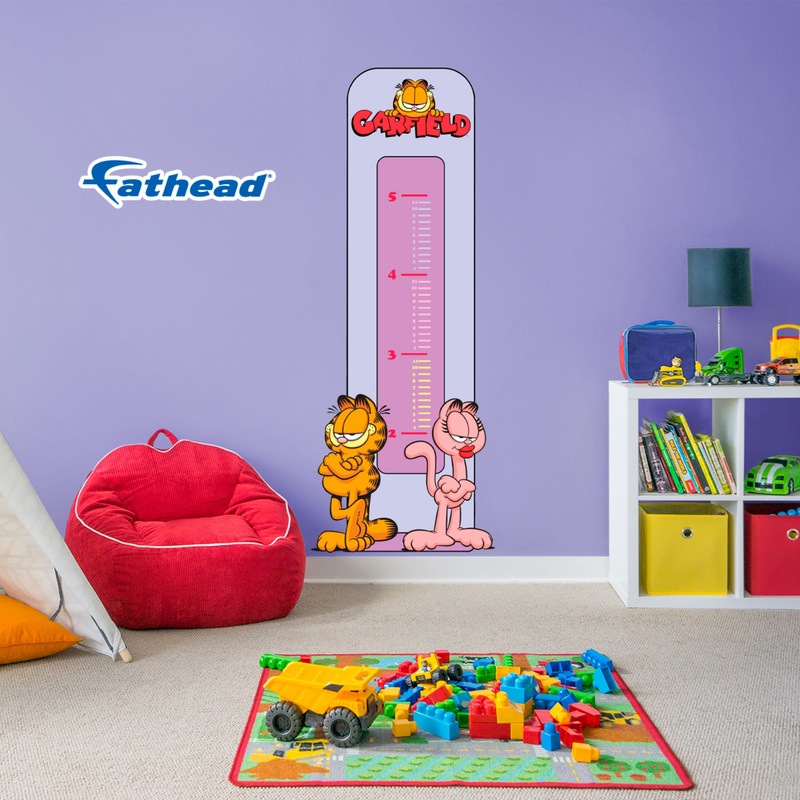 Garfield & Arlene – Growth Chart – Official Nickelodeon – Reusable Vinyl Wall Decal