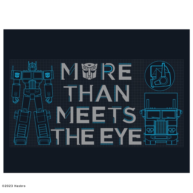 Optimus Prime – More Than Meets Eye – Peel & Stick Poster – Official Hasbro – Transformers – Reusable Vinyl Wall Decal