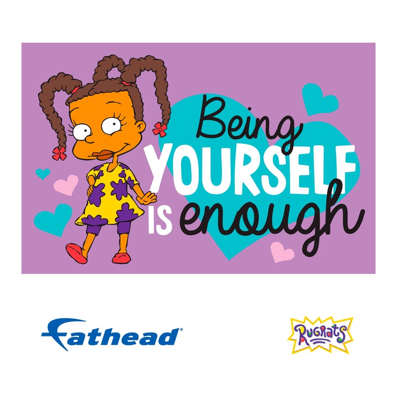 Rugrats – ‘Being Yourself Is Enough’ – Poster – Peel & Stick Poster – Official Nickelodeon – Reusable Vinyl Wall Decal