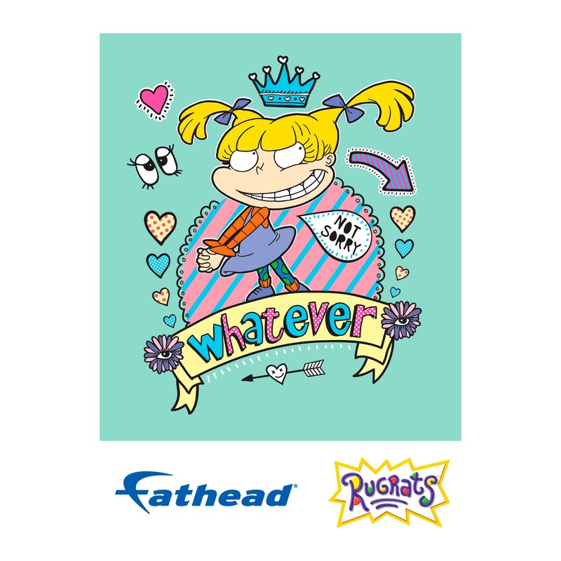 Rugrats – Whatever Poster – Peel & Stick Poster – Official Nickelodeon – Reusable Vinyl Wall Decal