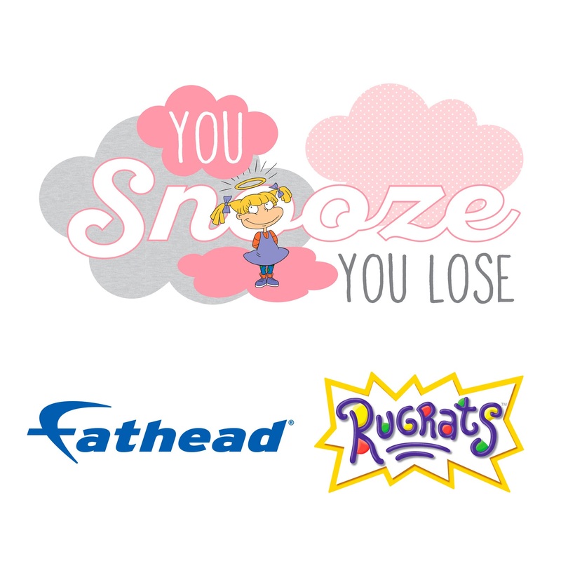 Rugrats – ‘You Snooze You Loose’ – Peel & Stick Poster – Official Nickelodeon – Reusable Vinyl Wall Decal