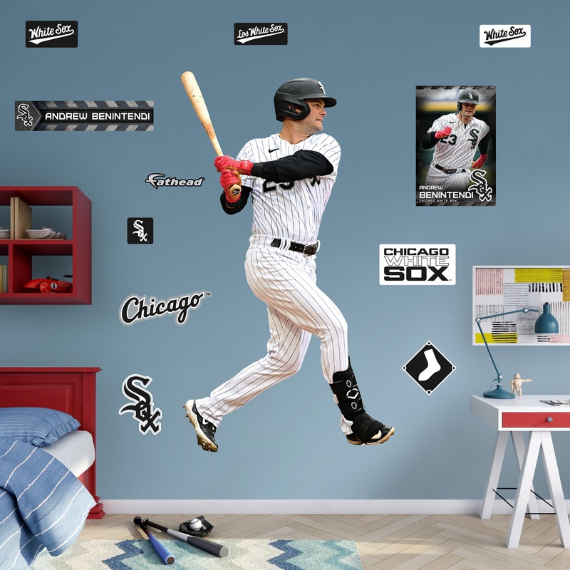 Andrew Benintendi – RealBig Collection – Official MLB – Chicago White Sox – Reusable Vinyl Wall Decals