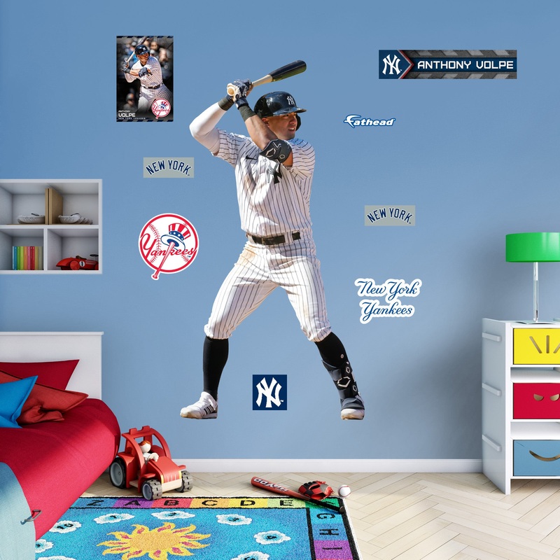 Anthony Volpe – RealBig Collection – Official MLB – New York Yankees – Reusable Vinyl Wall Decals #1