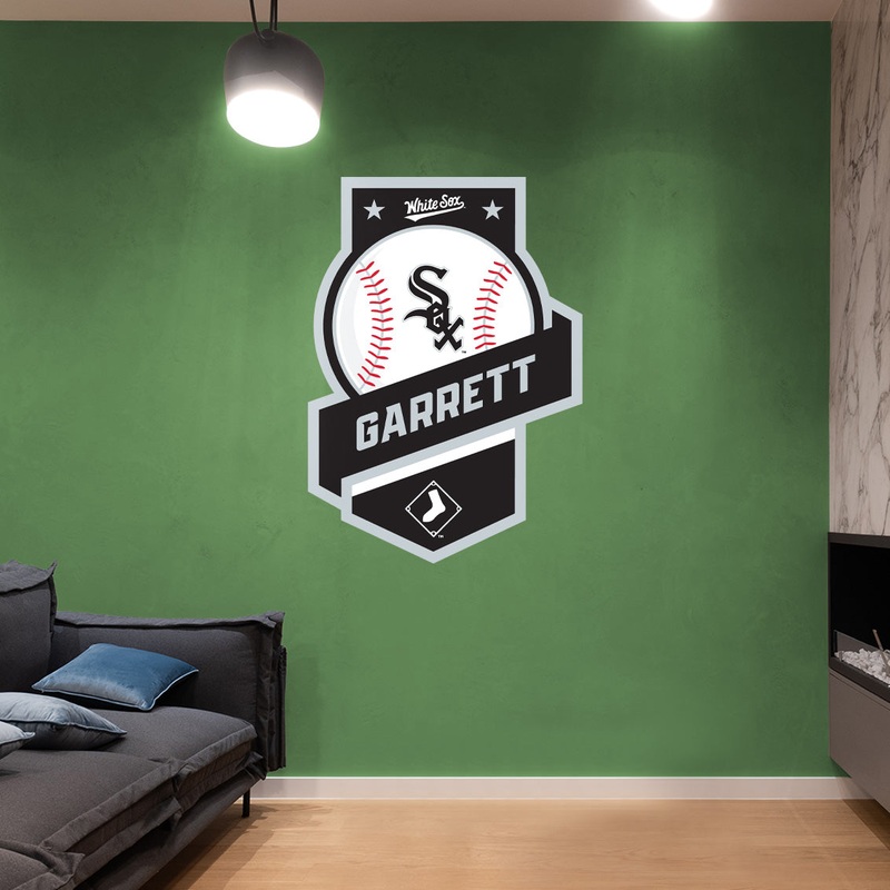Chicago White Sox – Banner Badge – With Personalized Name – Official MLB – Vinyl Transfer Decal