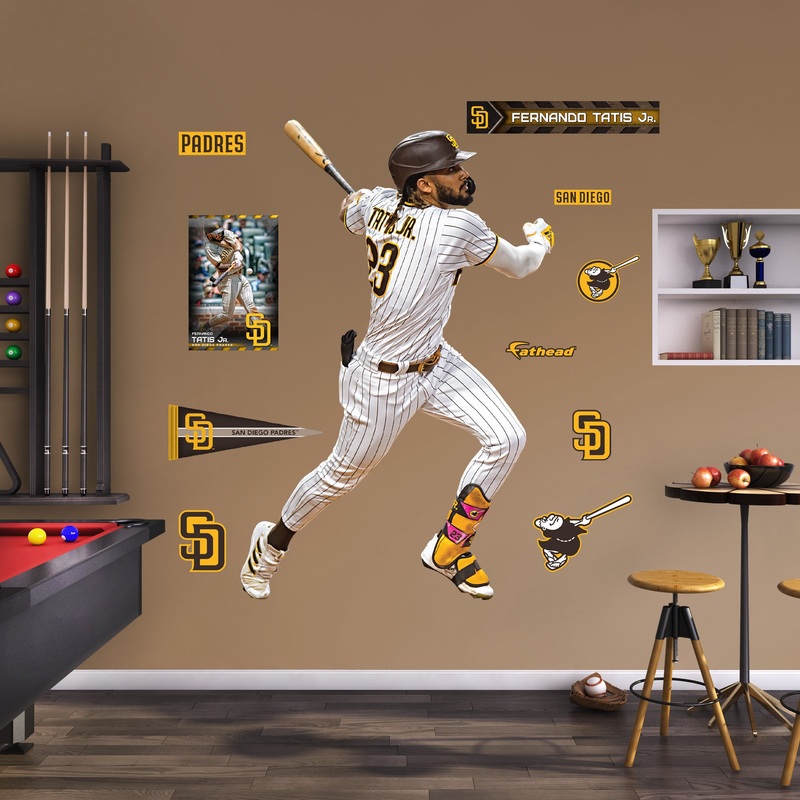 Fernando Tatis Jr. – RealBig Collection – Official MLB – San Diego Padres – Reusable Vinyl Wall Decals #2